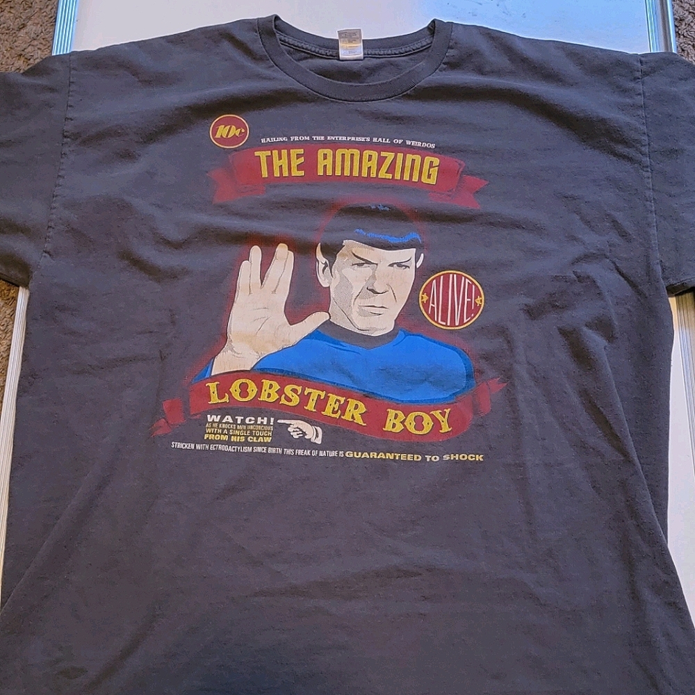 Spock Tee Fury Graphic T-Shirt